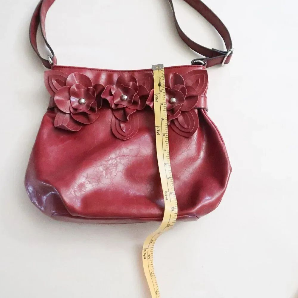 Nicole Miller Red Handbag - Picture 10 of 10